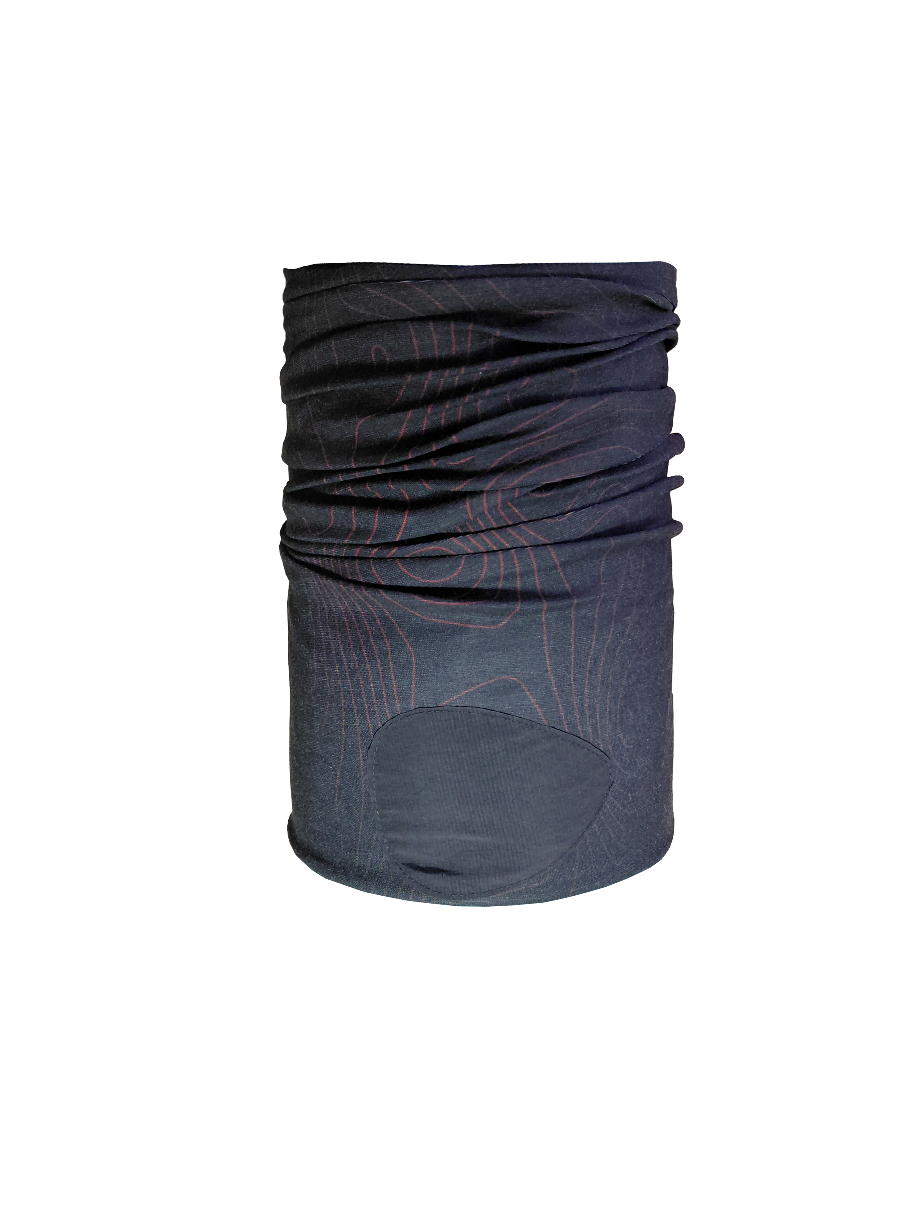Buff Bandear 50x25 cm protección de oído topográfico rojo