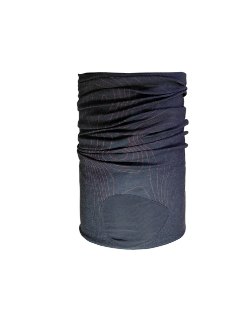 Buff Bandear 50x25 cm protección de oído topográfico rojo